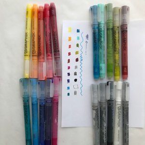 Set of Dewent 20 Graphik Line Painters